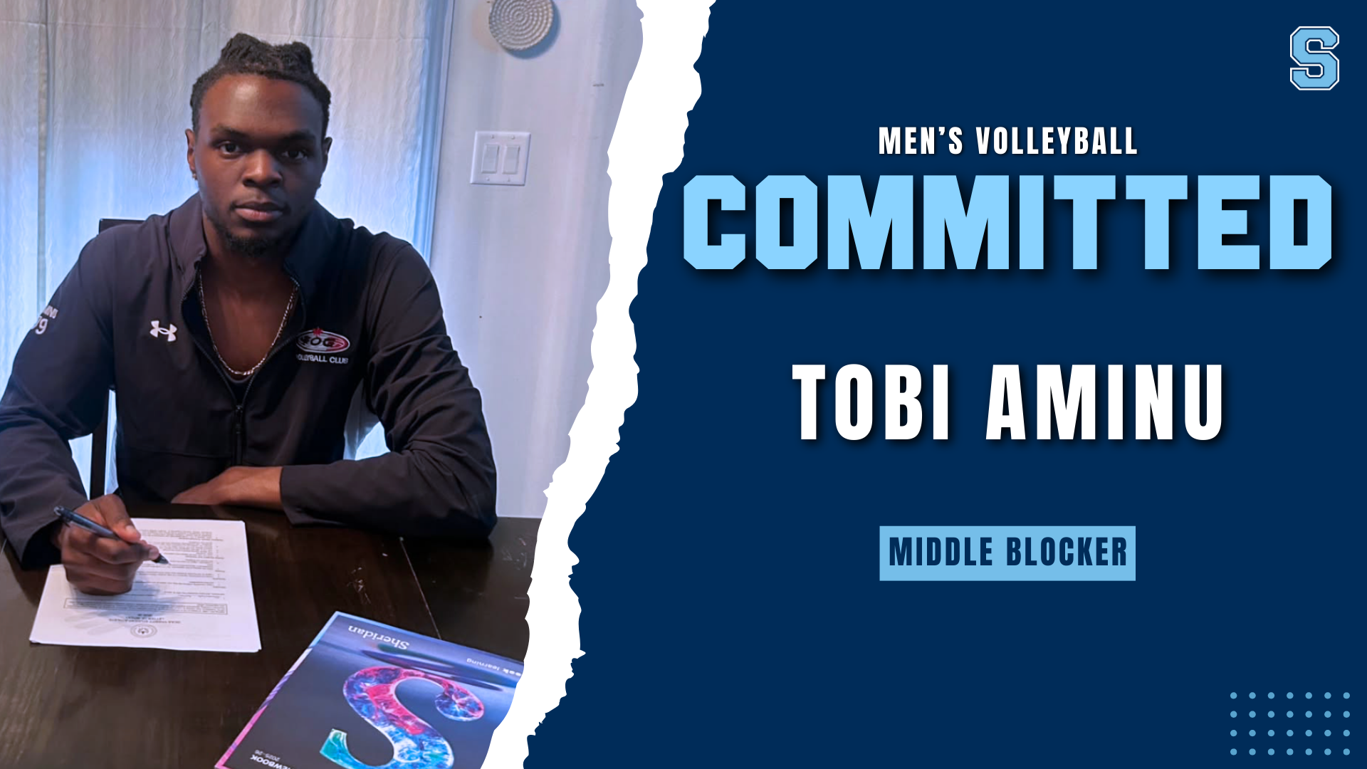 Men's Baseball Committed Player - Tobi Aminu