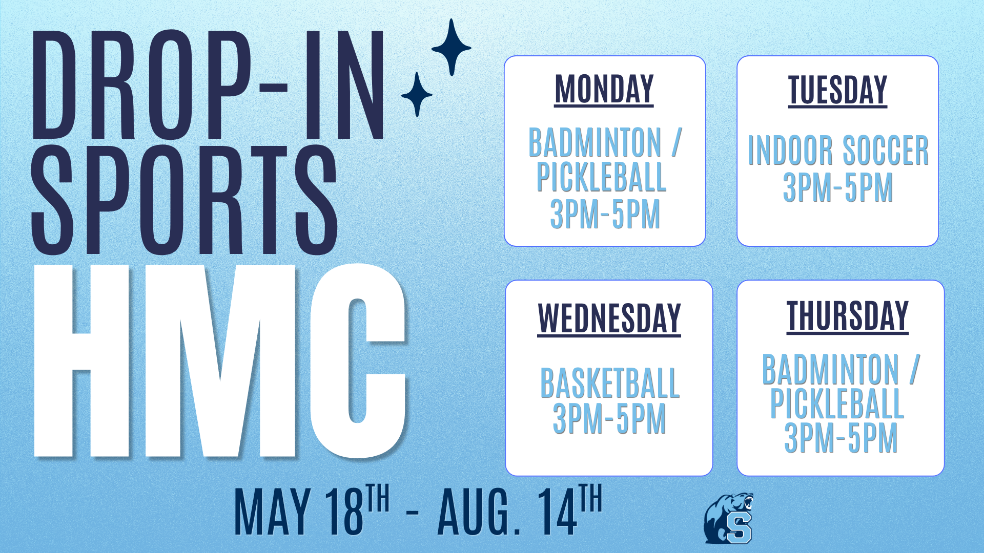 Drop-in Sports at HMC