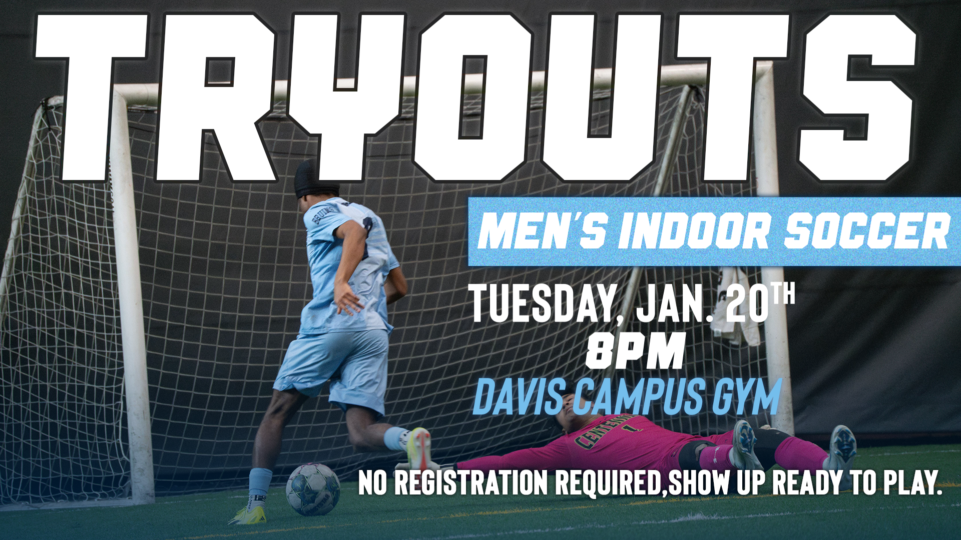 Varsity Men's Indoor Soccer Tryouts