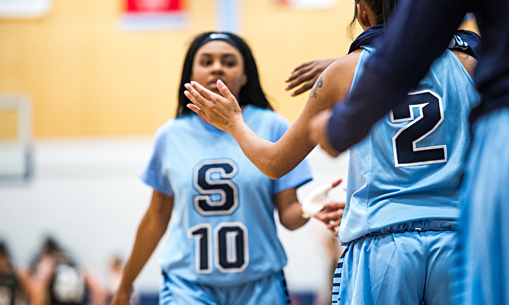Women's basketball open 2018 with win over Conestoga
