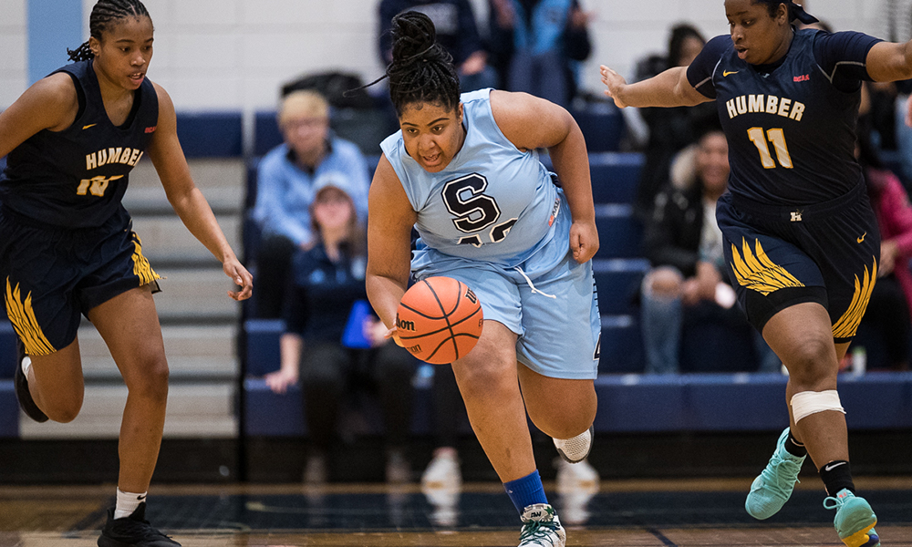 Women's basketball falls to Humber in regular season finale
