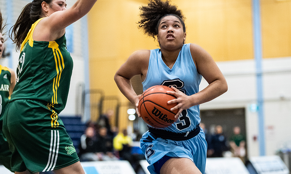 Road split starts 2nd half for women's basketball