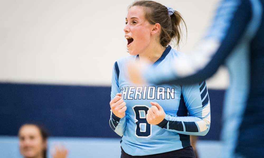 Women's volleyball open regular season with win over Mohawk